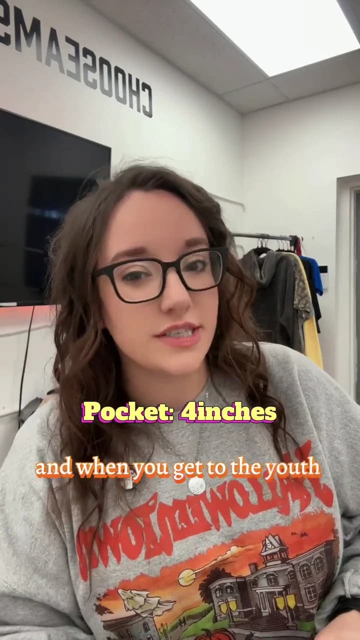 The source shows a 4-inch adult pocket-size print starting width.